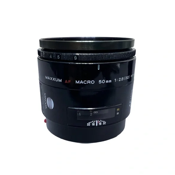 Minolta Maxxum AF Macro 50mm f2.8 Camera Lens Japan